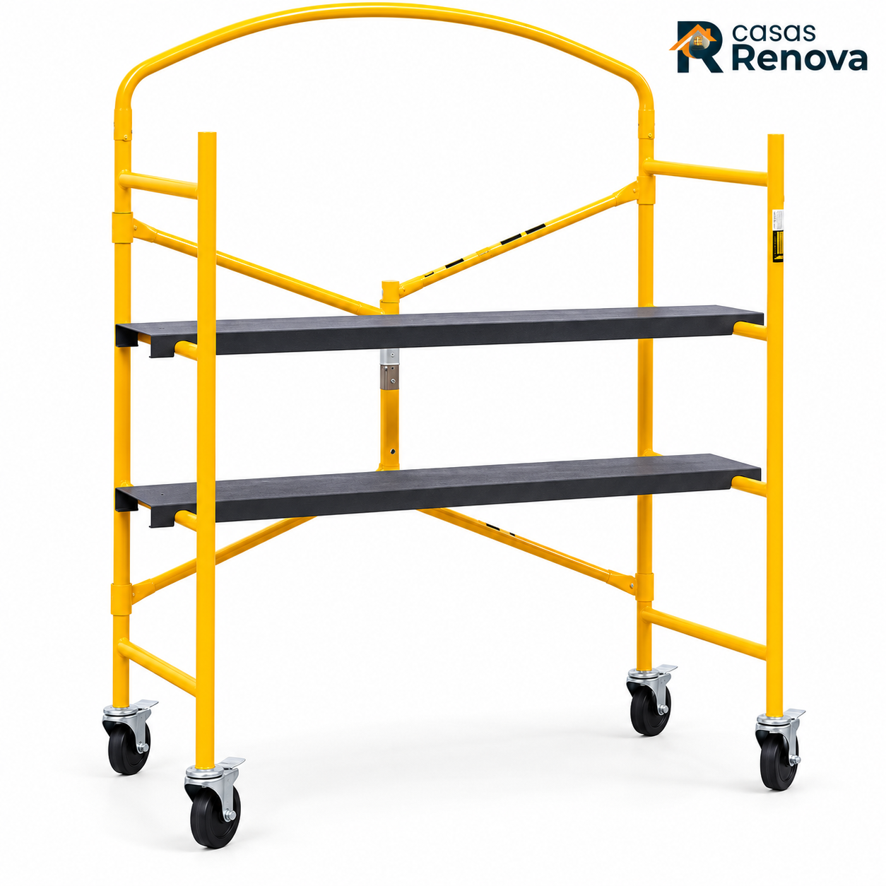 Andaime Multiuso Dobrável 225kg – 2 Plataformas | Mais Praticidade e Segurança